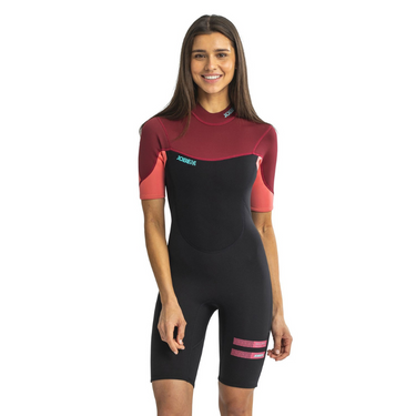 Jobe Sofia 3/2mm Back Zip Shorty Wetsuit Women - Rose Pink
